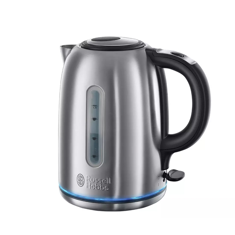 Russell Hobbs Buckingham Quiet Boil Kettle Steel Glasswells