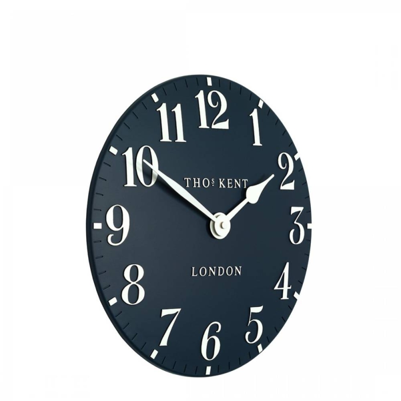 Thomas Kent 12" Arabic Wall Clock Ink