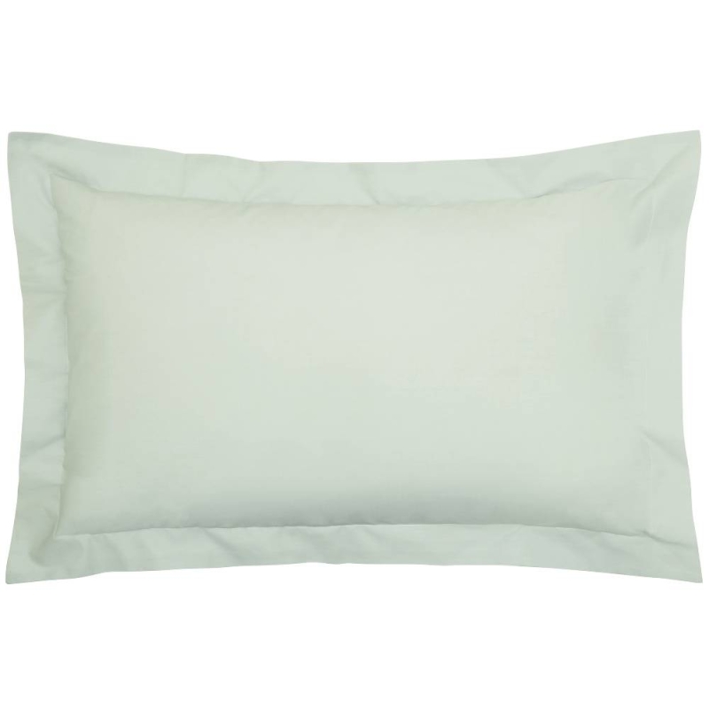 Bedeck Pima 200TC Oxford Pillowcase Pair Sage