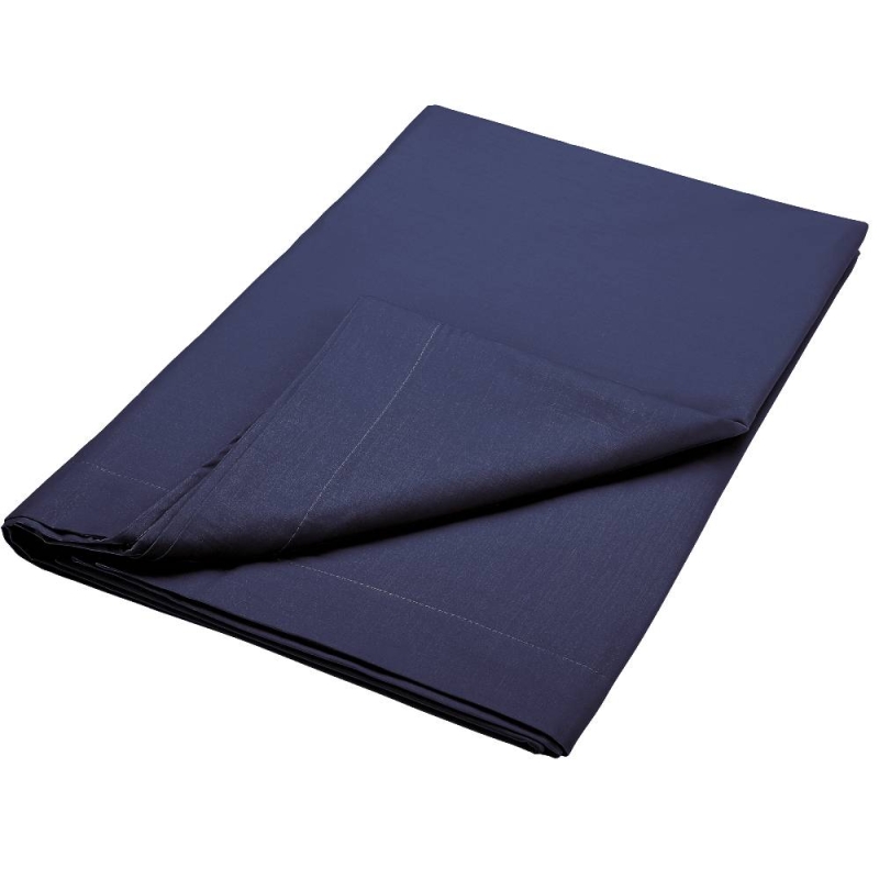 Bedeck Pima 200TC Flat Sheet Midnight