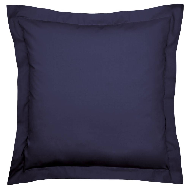 Bedeck Pima 200TC Square Pillowcase Pair Midnight