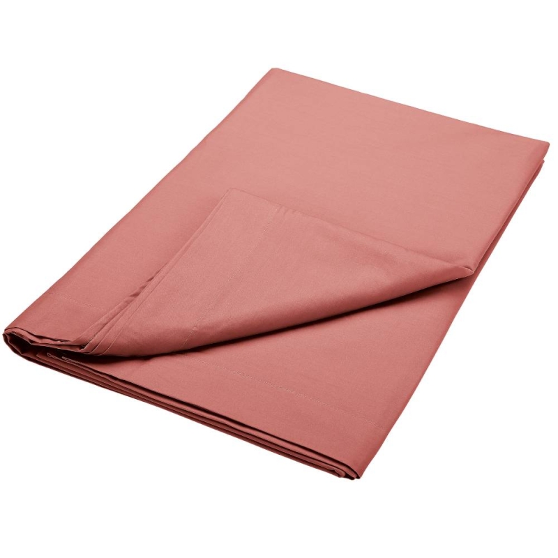 Bedeck Pima 200TC Flat Sheet Marsala