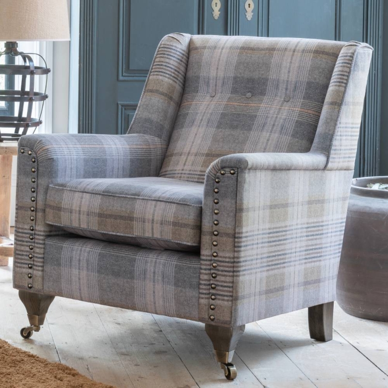 Evelyn Fabric Accent Chair