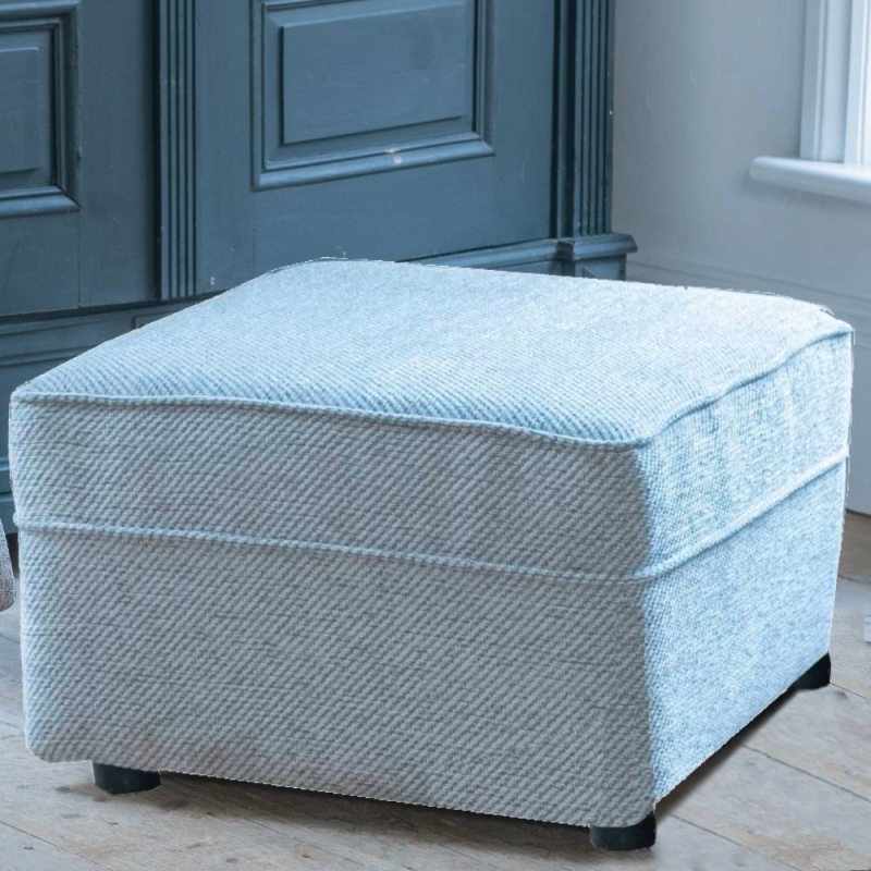 Evelyn Fabric Footstool 