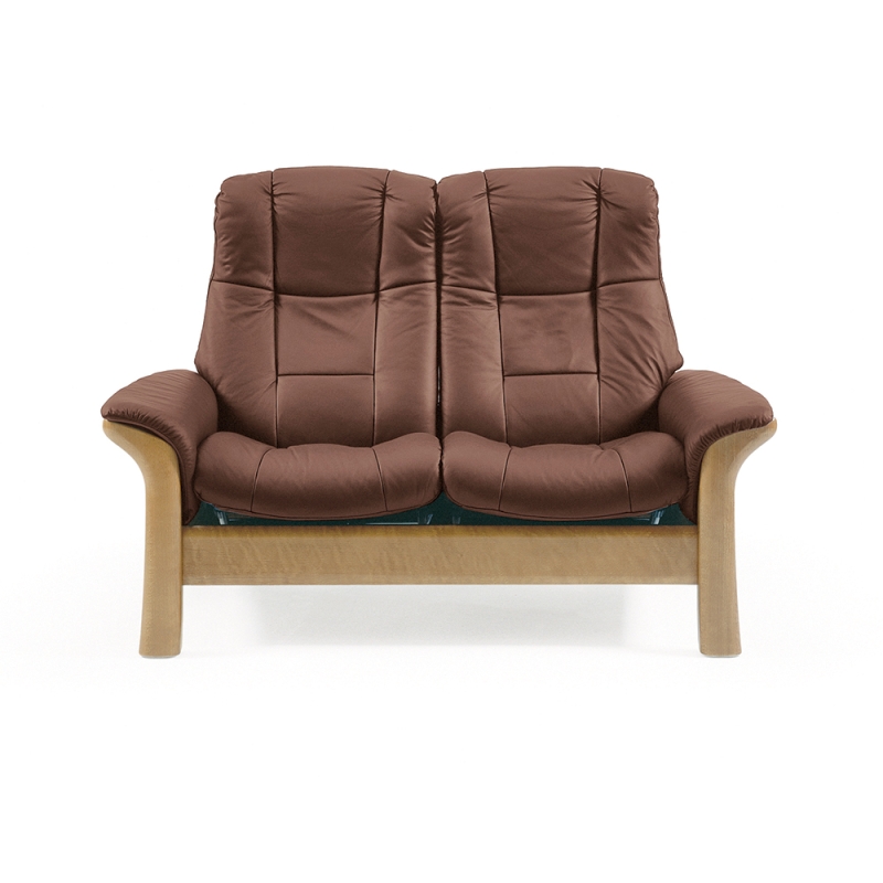 stressless windsor high back 2 seater sofa