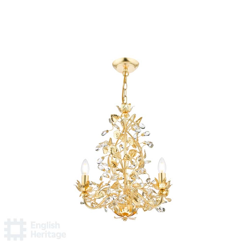 English Heritage Audley End Single Pendant Bronze and Cream