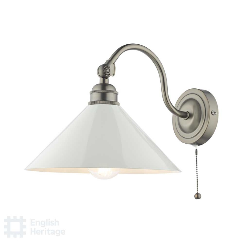 English Heritage Audley End 2 Light Bar Pendant Bronze and Cream