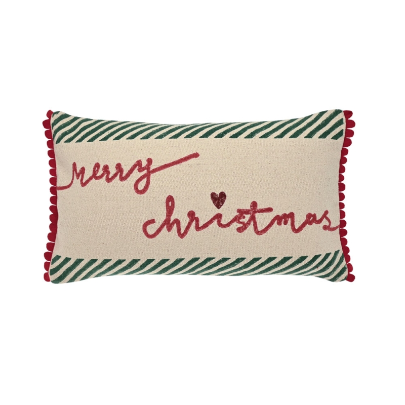 Merry Christmas 30cm x 50cm Cushion