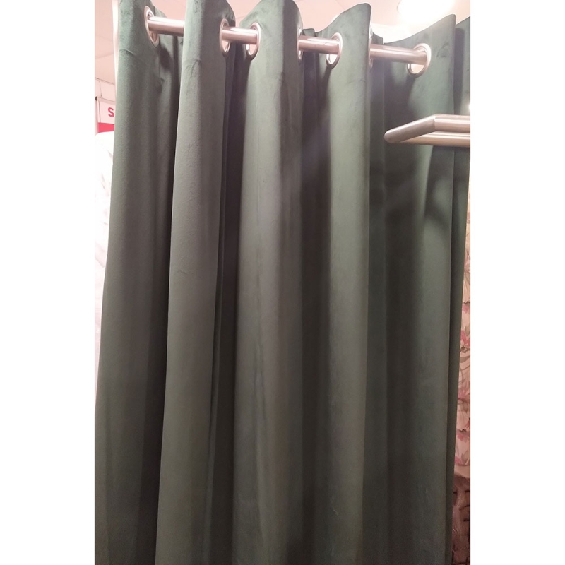 Pair of Eyelet Curtains In Atlantic Bottle Green (231cm Drop) (Ipswich)