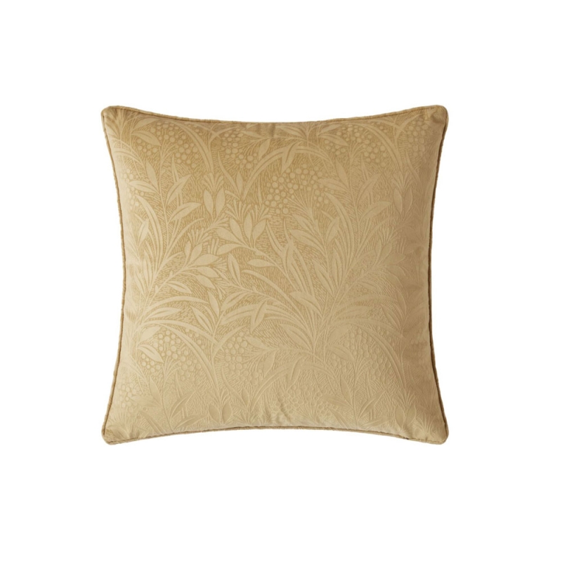 Laura Ashley Barley Embossed 50cm Cushion Gold