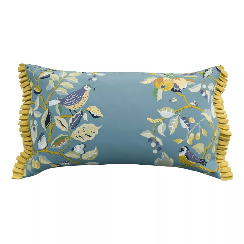 Kingfisher & Iris Cushion