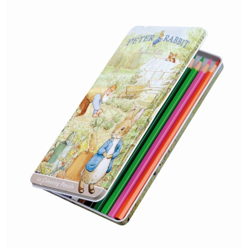 Peter Rabbit Pencil Tin With Pencils