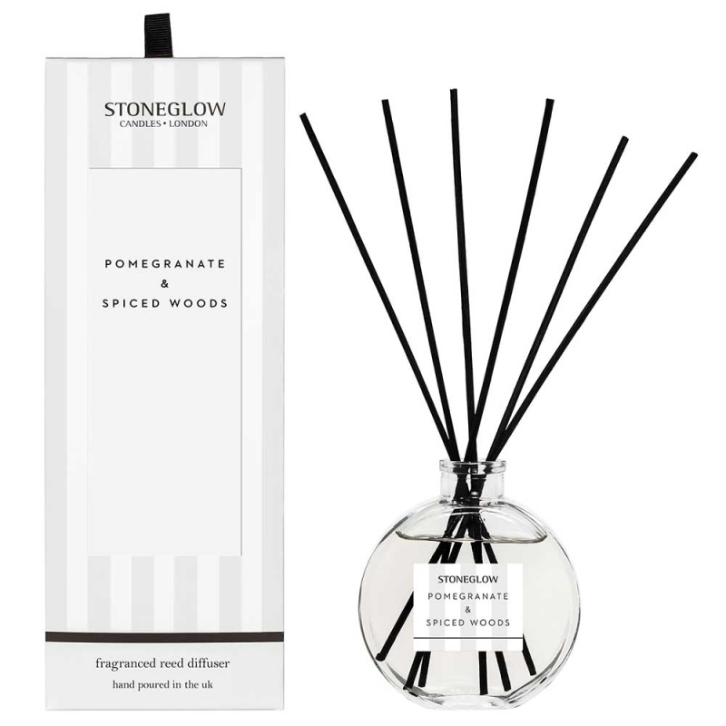 Stoneglow Pomegranate & Spiced Woods Reed Diffuser