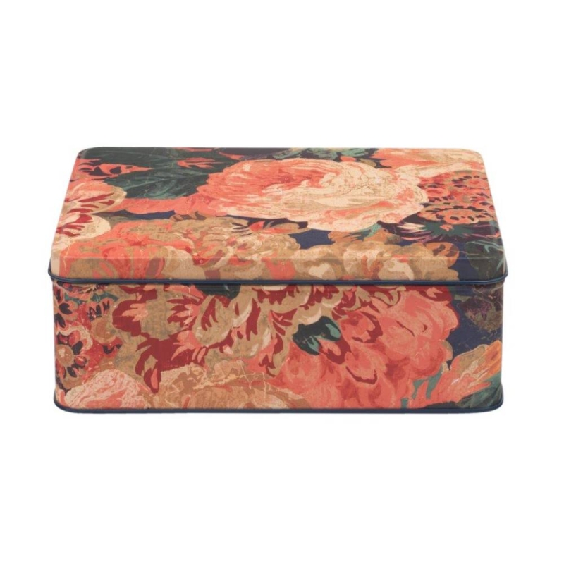 Sanderson Very Rose & Peony Deep Rectangular Tin