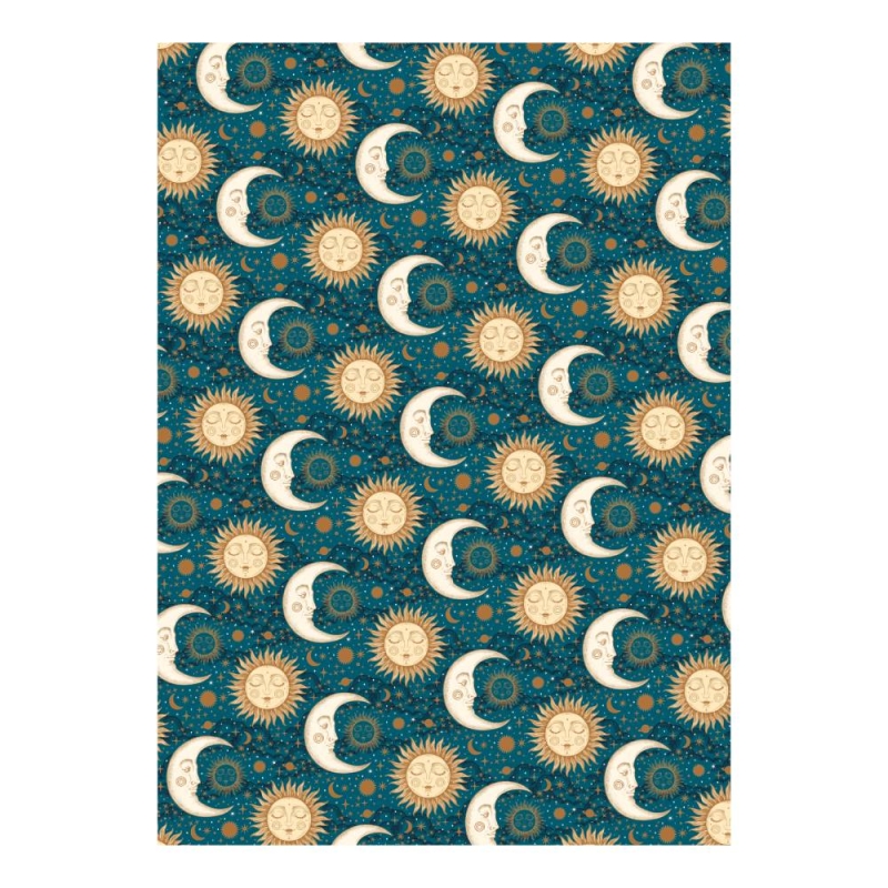 Sun, Moon & Stars Gift Wrap