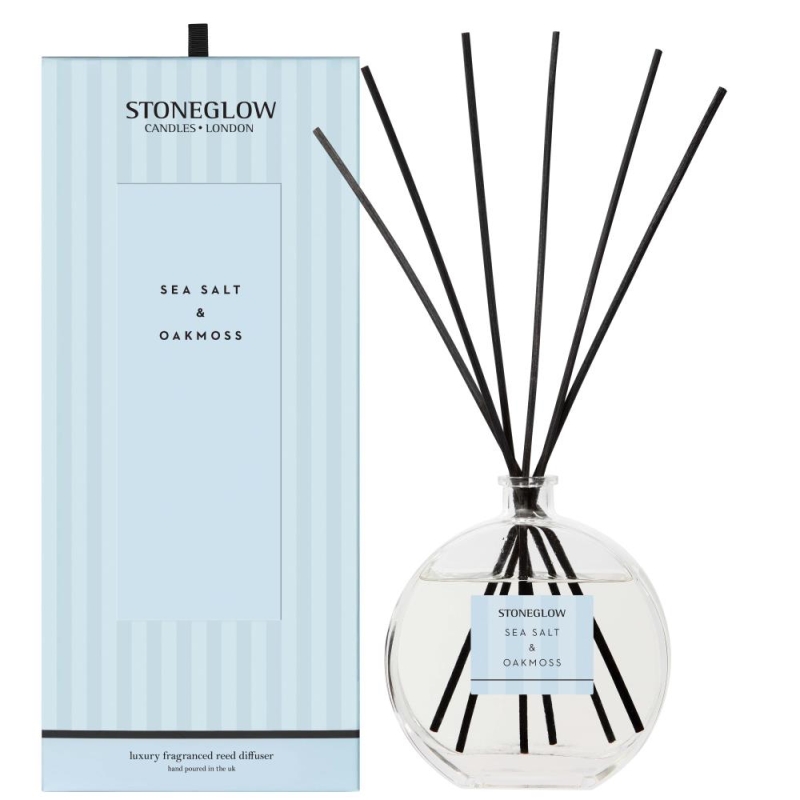 Stoneglow Modern Classics Sea Salt & Oakmoss 460ml Reed Diffuser