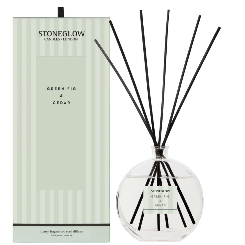 Stoneglow Modern Classics Green Fig & Cedar 460ml Reed Diffuser