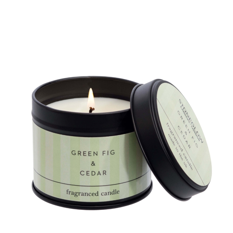 Stoneglow Modern Classics Green Fig & Cedar Candle Tin