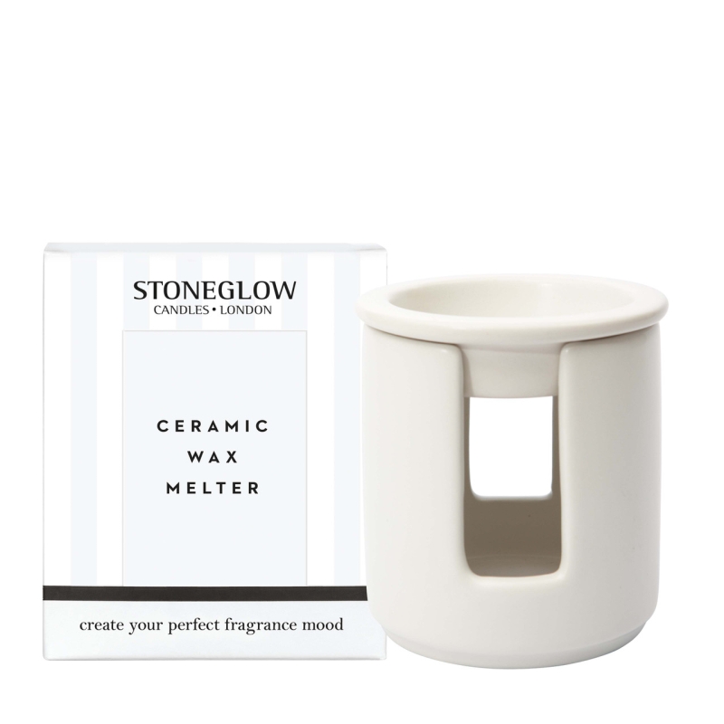 Stoneglow Modern Classics Ceramic Wax Burner White