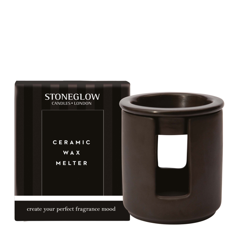 Stoneglow Modern Classics Ceramic Wax Burner Black