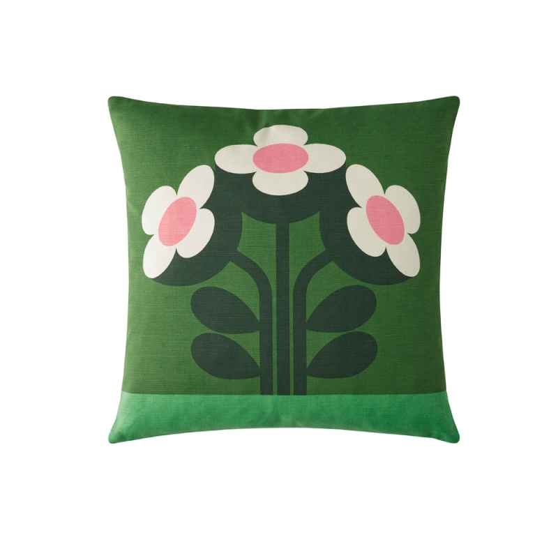 Orla Kiely Buttercup Cushion Pine