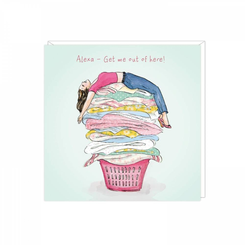 Alexa Laundry - Greeting Card