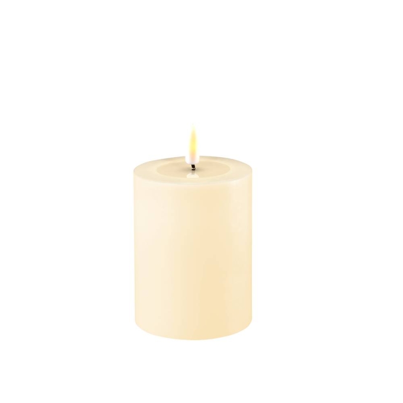 RF-0108 CREAM LED CANDLE 7.5X10CM