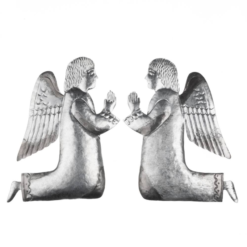 Pair Of Kneeling Angels Wall Art