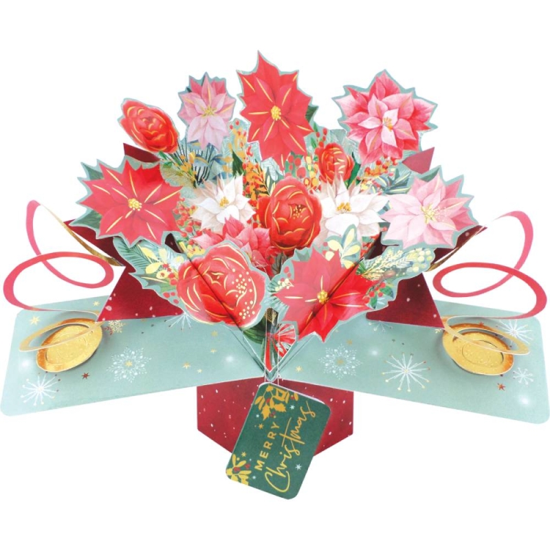 Christmas Bouquet - Pop Up Christmas Card