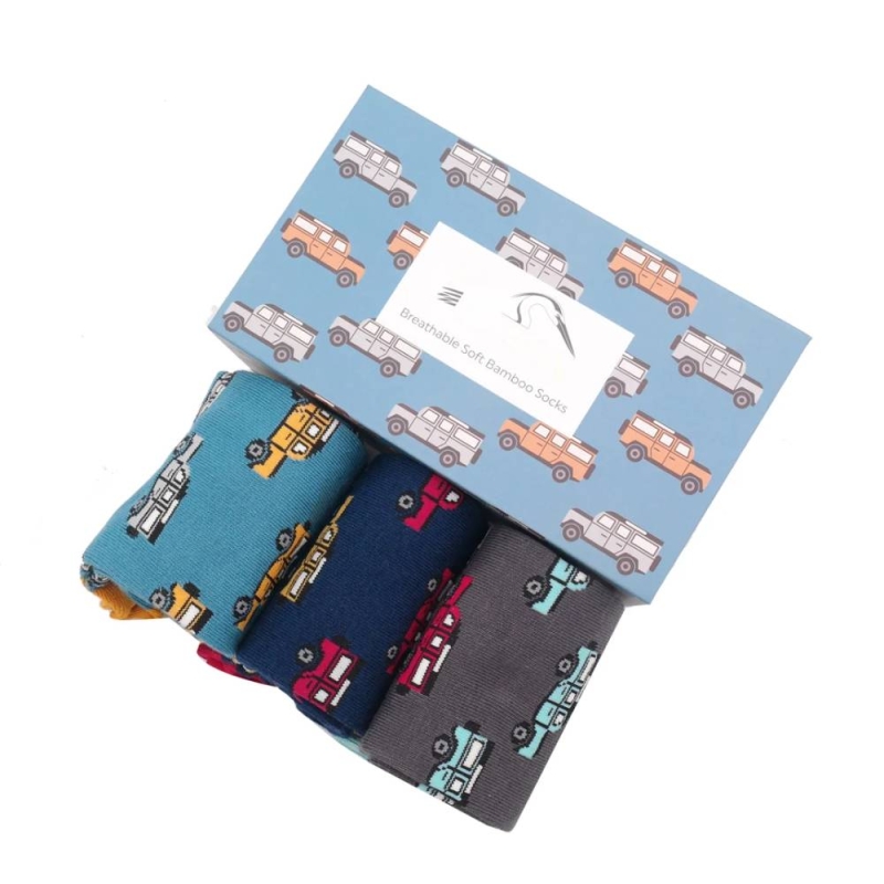 Mr Heron Jeep Socks In a Box