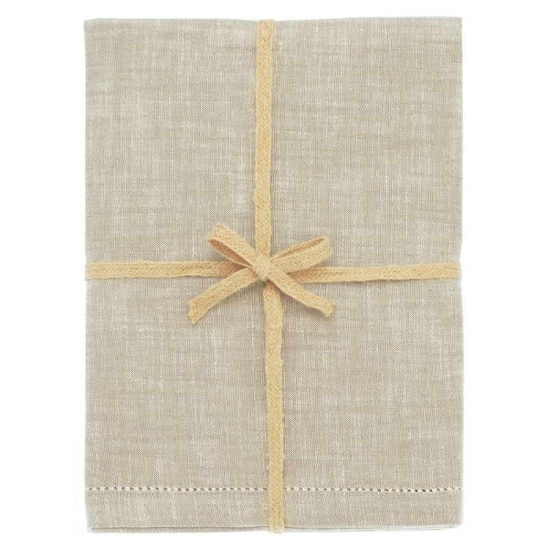 Walton & Co Chambray Tablecloth Natural - 130 x 230cm