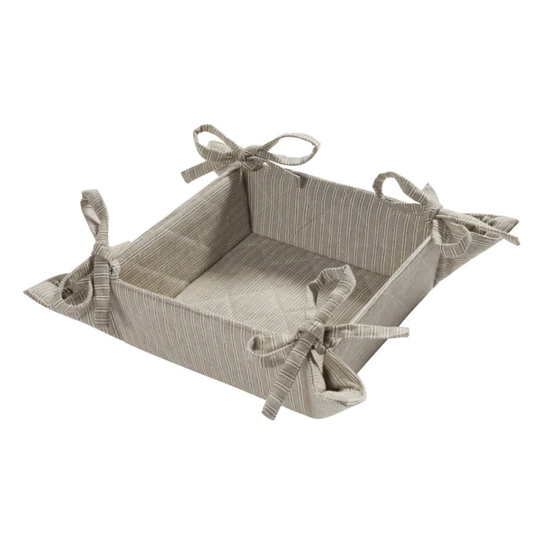 Walton & Co Boston Stripe Bread Basket