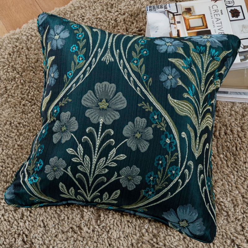 Estelle 43cm Cushion Cover Navy