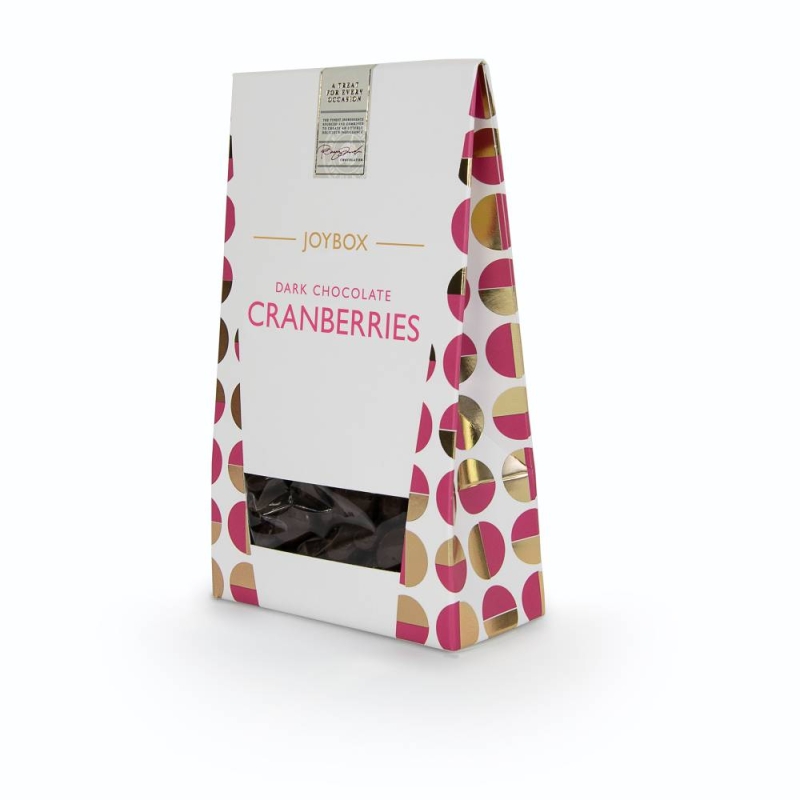 Joybox Dark Chocolate Cranberries