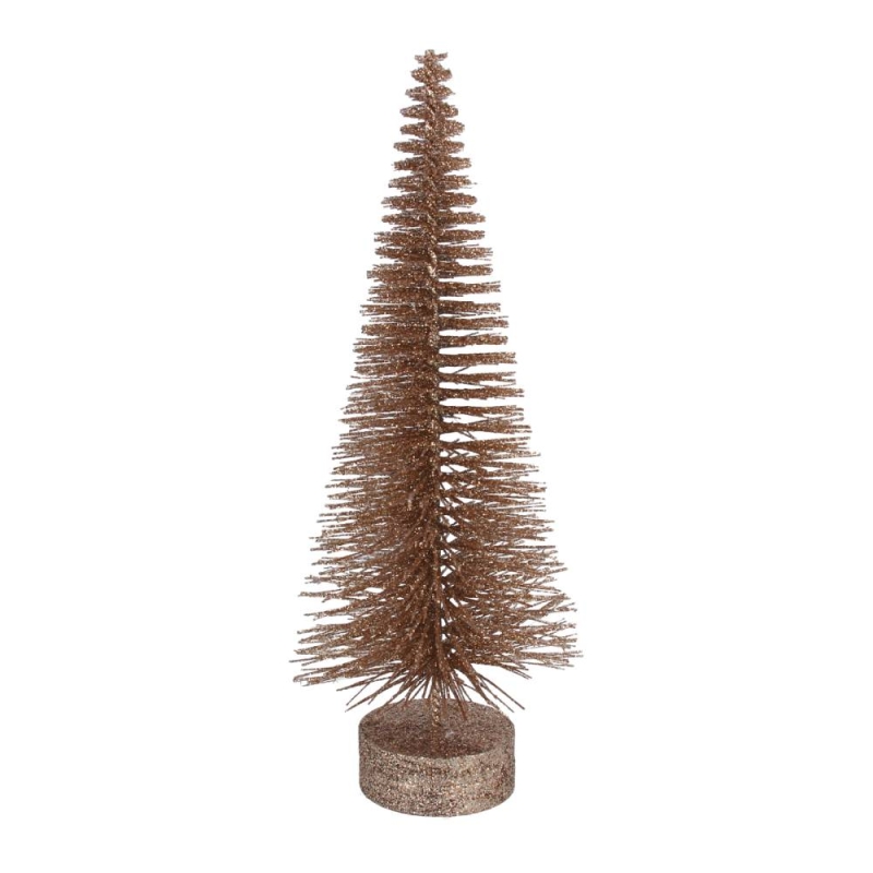 Gisela Graham Copper Bristle Christmas Tree - Small