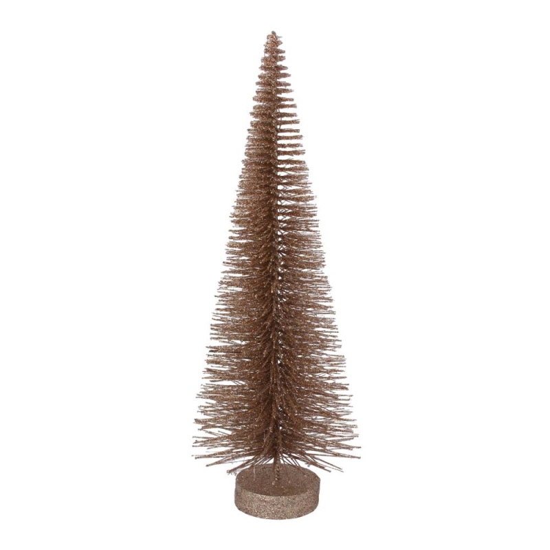 Gisela Graham Copper Bristle Christmas Tree - Large