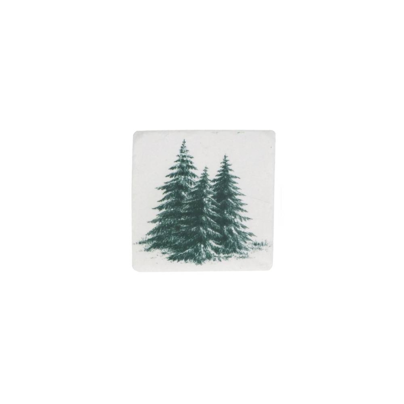 Gisela Graham Resin Christmas Tree Coaster