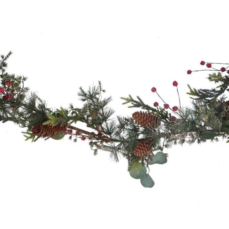 Gisela Graham Mixed Fir/Berry/Cone Garland