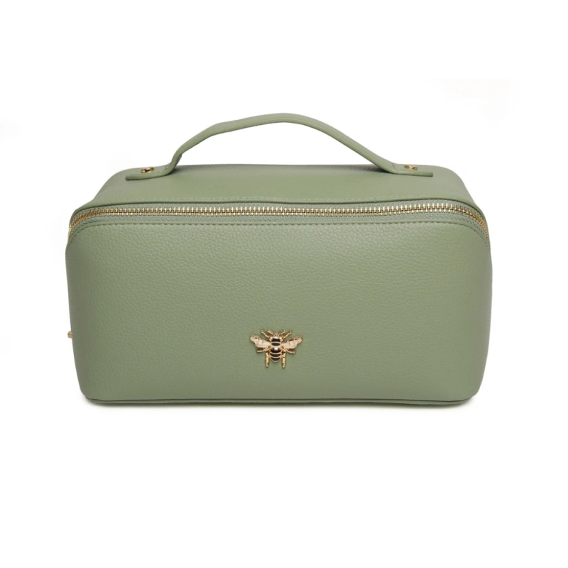 Alice Wheeler London Mini Train Case - Sage