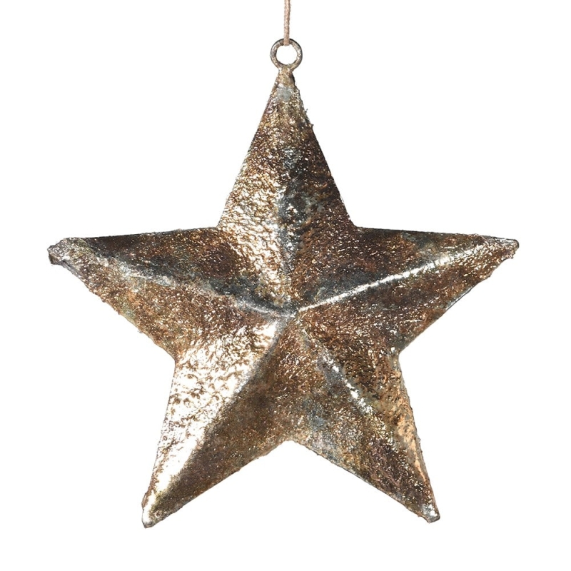 Large Distressed Hanging Star 