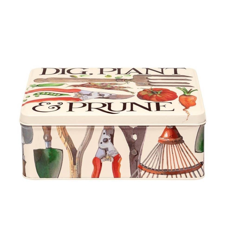 Emma Bridgewater Dig The Garden Deep Rectangular Tin