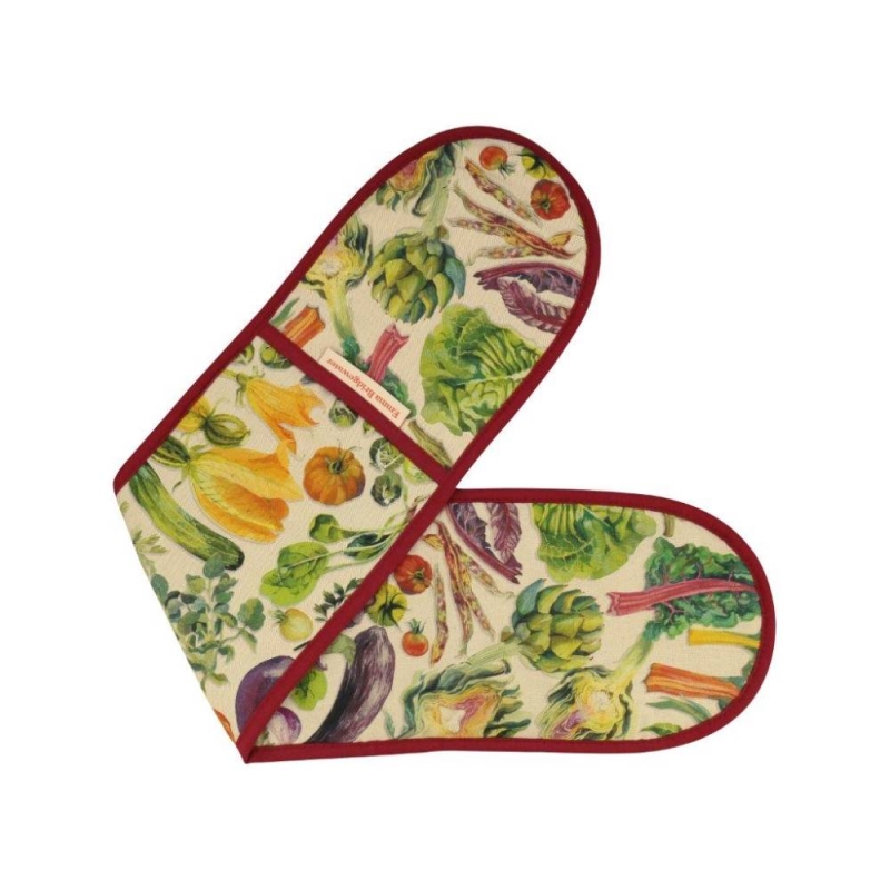 Emma Bridgewater Dig The Garden Linen Blend Double Oven Glove