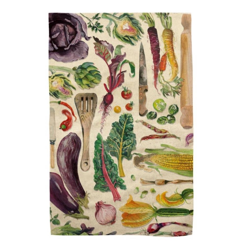 Emma Bridgewater Dig The Garden Tea Towel