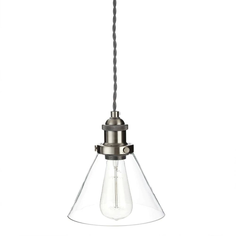 Laura Ashley Isaac Ceiling Pendant Pewter