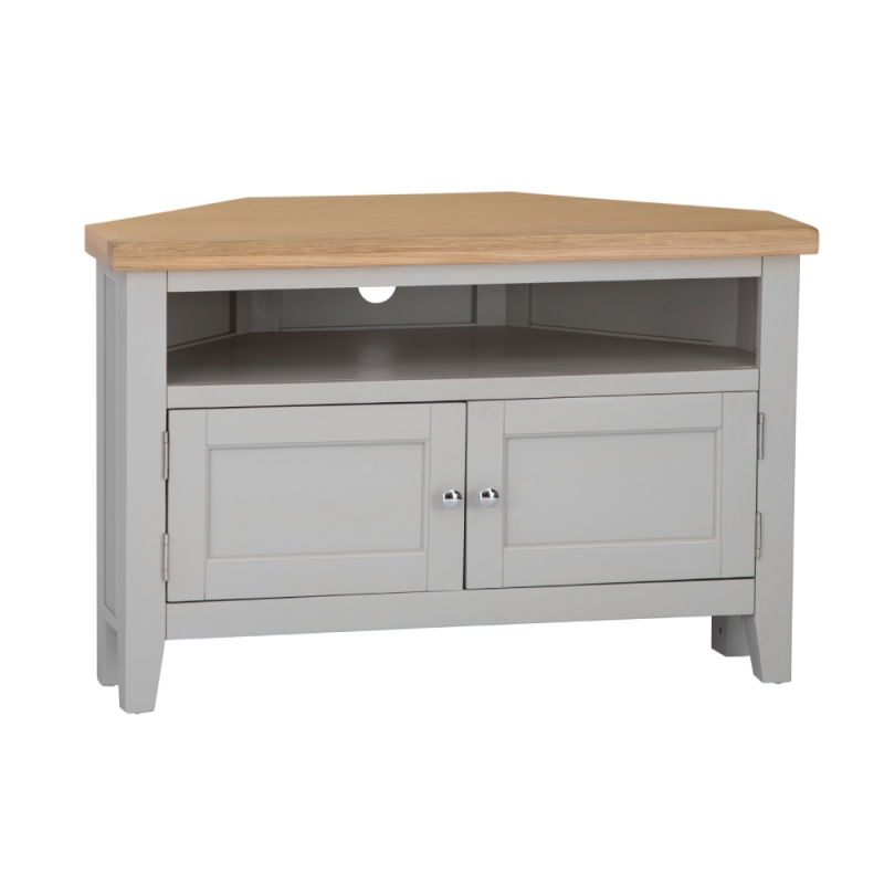 Elveden Corner TV Unit Grey