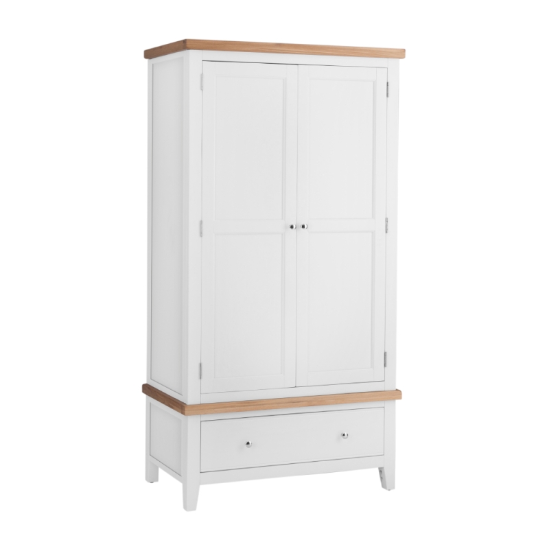 Elveden 2 Door Wardrobe White