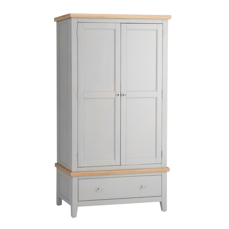 Elveden 2 Door Wardrobe Grey