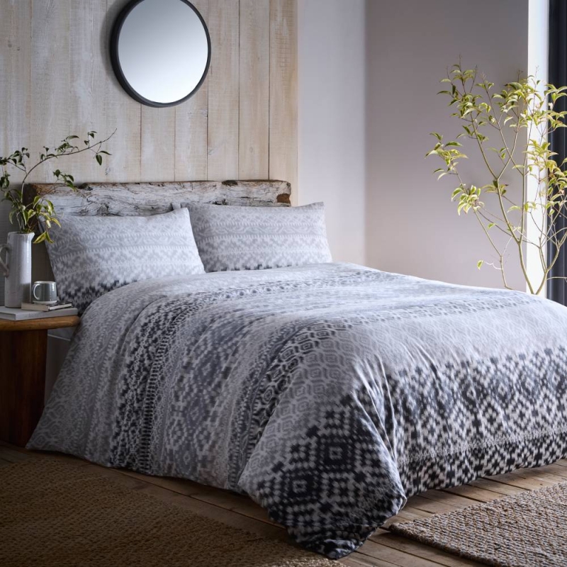 Appletree Hygge Bergen Duvet Set Grey