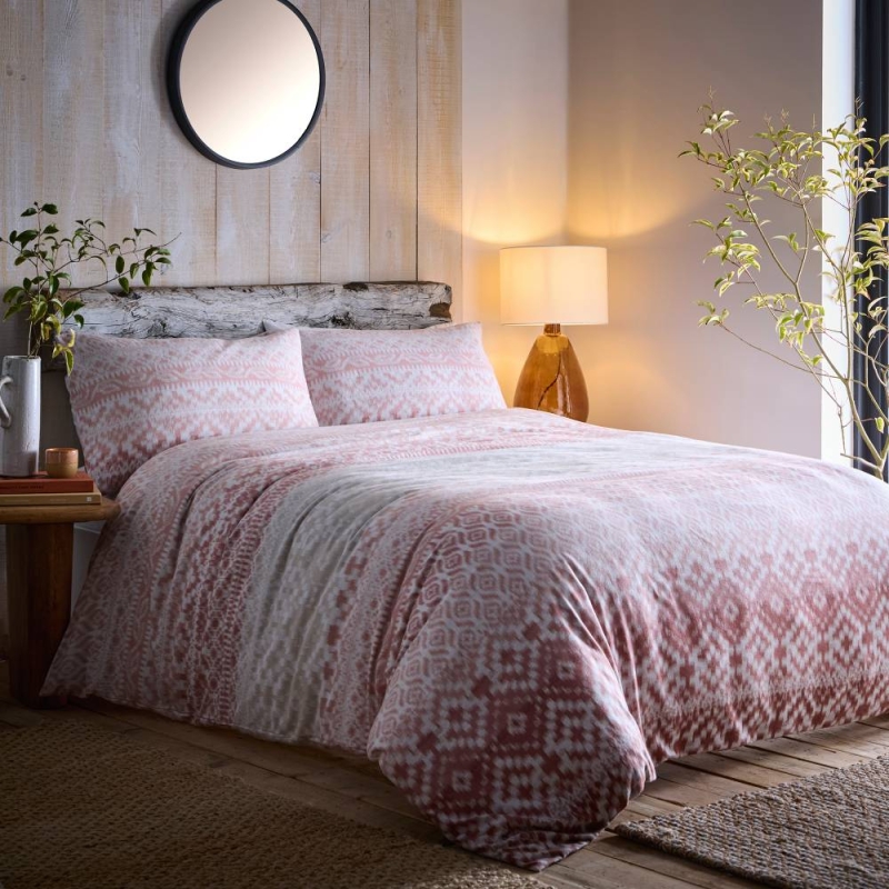 Appletree Hygge Bergen Duvet Set Terracotta