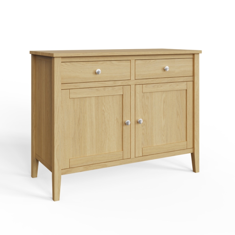 Veneto 2 Door 2 Drawer Sideboard Oak